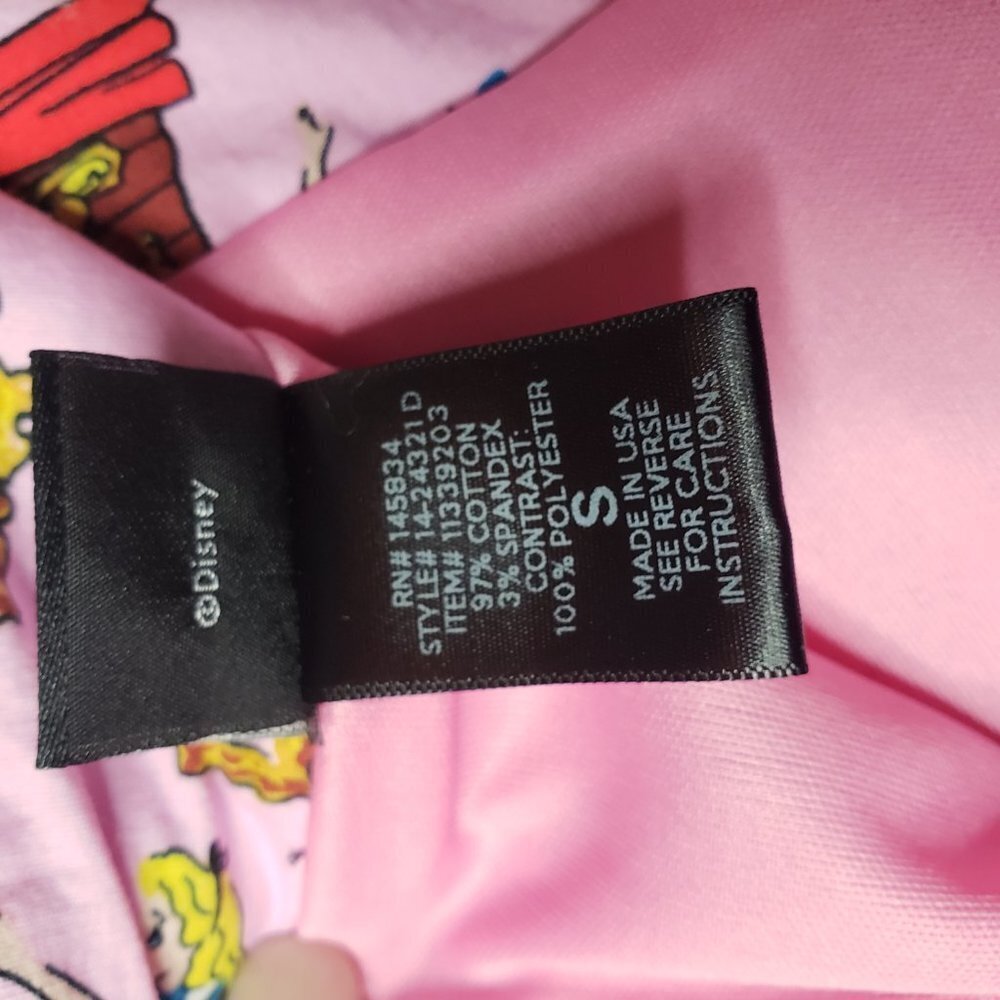 Disney Women's Alice in Wonderland Printed Midi Skirt Sz S, Pink (1242) - Picture 6 of 6